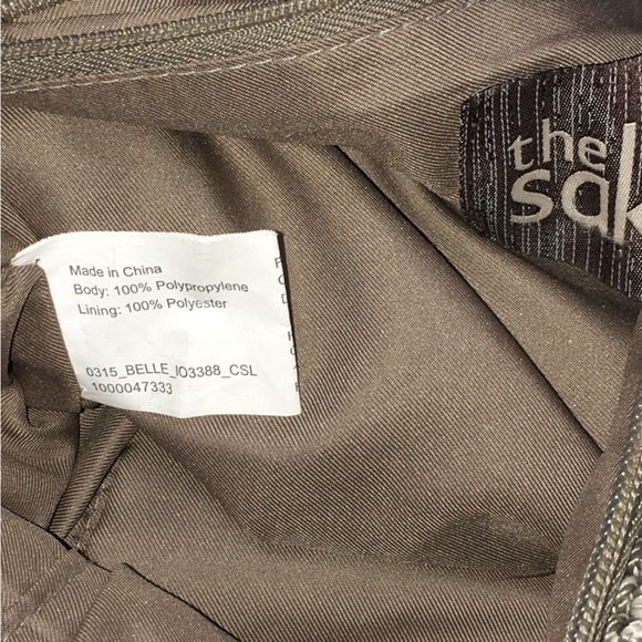 THE SAK Belle Crochet Voyager Colorful  Striped Boho Shoulder Beach Tote Bag - Picture 13 of 16